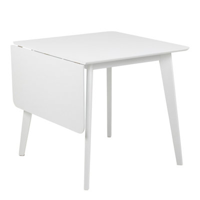 B&Q -  Roxby Square Dining Table In White