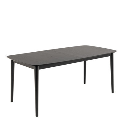 Furniture To Go Black Montreux Rectangular Extending Dining Table In 180-219 Cm - No - Image 6