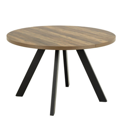 Furniture To Go - Round Dining Table - Oak - Seats 8 - Image 3