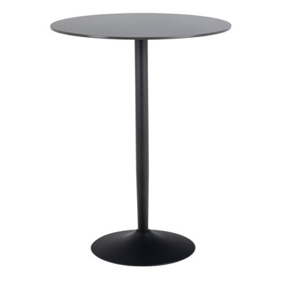 Actona Black Malta Ceramic Round Bar Table - Matt - Image 5
