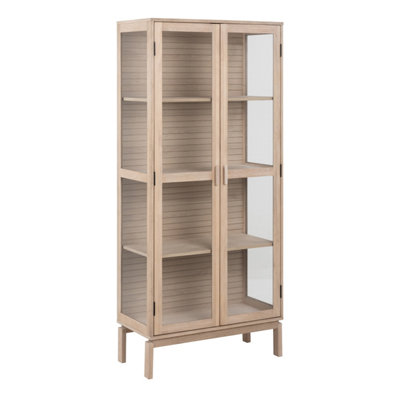 B&Q -  Linley Display Cabinet In White