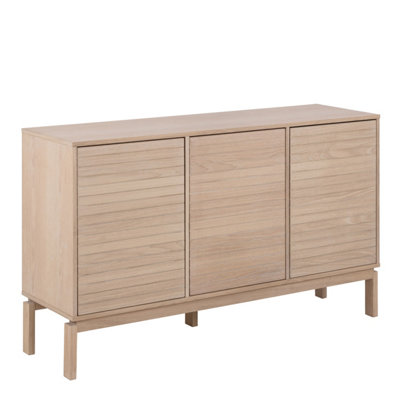 Rackhams White Linley 3 Door Sideboard In Oak - Oak - 135.4 - 1 - Image 3