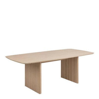 Furniture To Go - Christo Dining Table - Oak - 6 Seater - White - Image 3