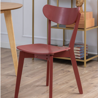 B&Q -  Roxby Dining Chair In Terracotta (Set Of 2)