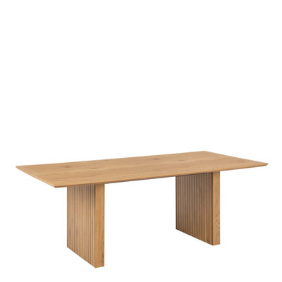 Rackhams Brown Colima Dining Table In Oak - No - Image 6