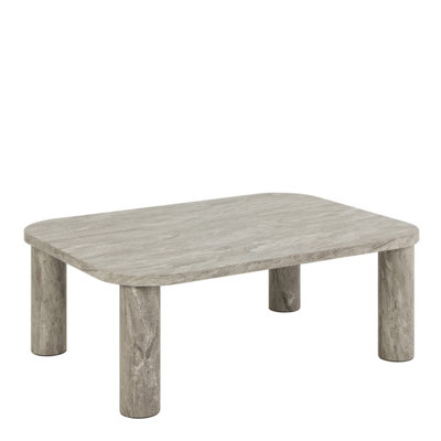 Furniture To Go Grey Solano Rectangular Coffee Table In 100 X 75 Cm