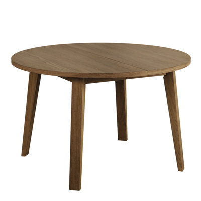 Furniture To Go A-Line Round Dining Table Smoked Oak from B&Q
