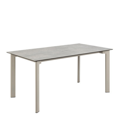B&Q -  Palermo Ceramic Dining Table In Grey