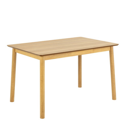 Furniture To Go Brown Barlow Rectangular Dining Table In Matt Oak - No - Image 6