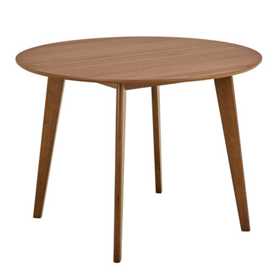 Furniture To Go Roxby Round Dining Table Walnut 105cm - Image 5
