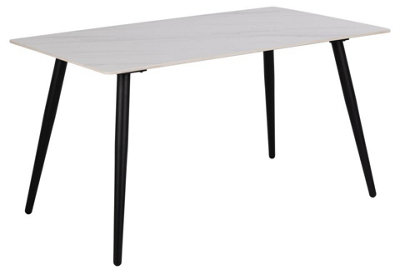 Furniture To Go Brown/Black Wicklow Ceramic Dining Table - No - Image 5
