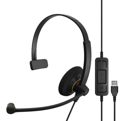 Epos Now Epos Impact SC 30 USB MI Wired Monaural Headband Headset Black  - Image 7