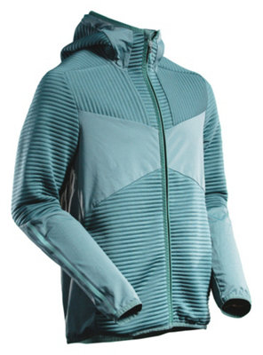 Mascot Customized Microfleece With Hood And Zipper (Light Forest Green)  (Small) from B&Q