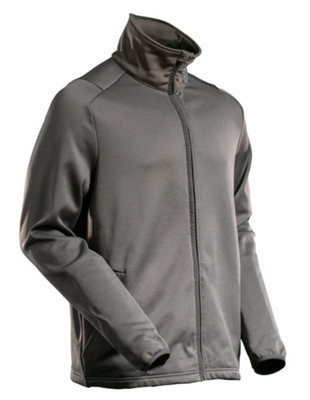 Mascot Customized Microfleece With Zipper    (Stone Grey)  (Large) from B&Q