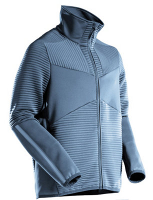 Mascot Customized Microfleece With Zipper    (Stone Blue)  (Small) from B&Q