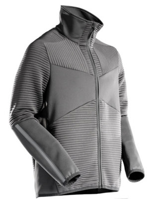 Mascot Customized Microfleece With Zipper    (Stone Grey)  (X Small) from B&Q