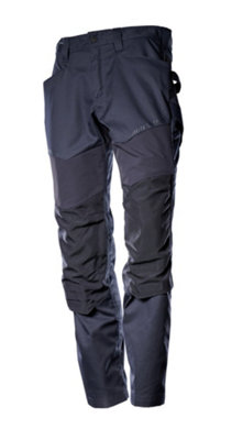 Mascot Customized Trousers With Kneepad PocketsDark Navy  (44.5) (Leg LengthLong) from B&Q