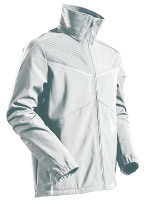 Mascot White Customized Softshell Jacket (White) ) Large
