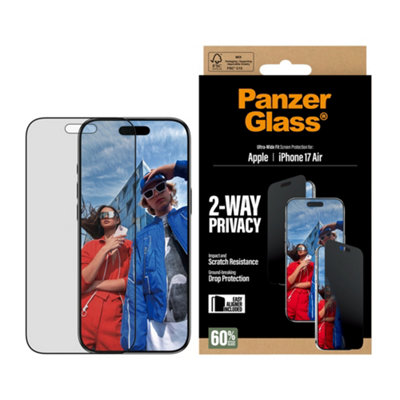 Panzerglass Privacy Screen Protector Iphone 2025 Air Ultra- Wide Fit W. Easyaligner from B&Q