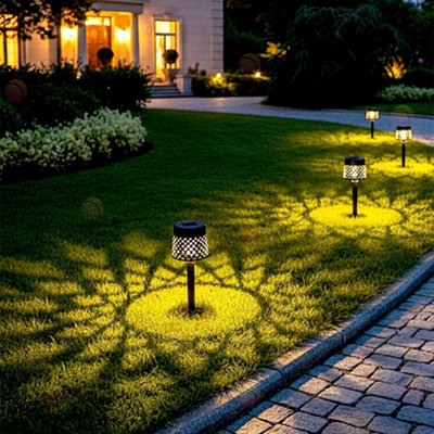  - Gardenglow Solar Shadow Pathway Light Set Of 2