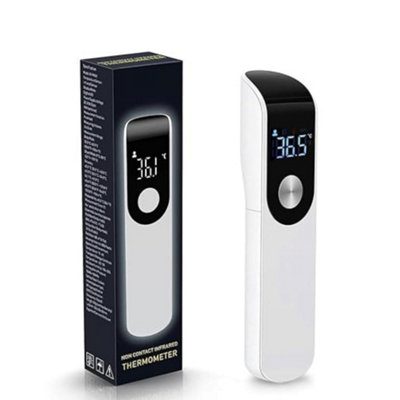 B&Q Non-Contact Infrared Thermometer Digital Temperature Gun Fast Lcd Forehead Thermometer For Adults & Kids
