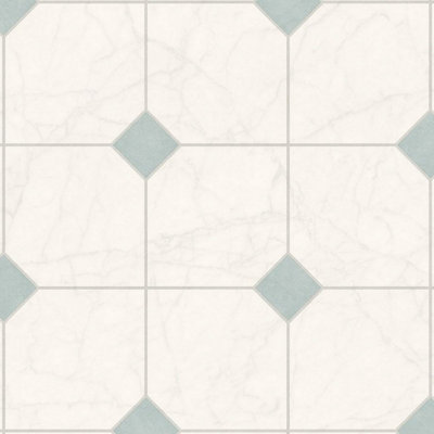 572 Scapa Olympus Tile Effect Lino Flooring Sheet Vinyl Flooring -2m(6'6") X 2m(6'6")-4m²