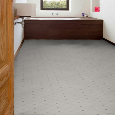 572 Scapa Olympus Tile Effect Lino Flooring Sheet Vinyl Flooring -2m(6'6") X 4m(13'1")-8m² - 5