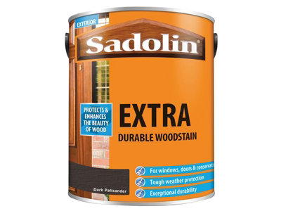 Sadolin 5028549 Extra Durable Woodstain Dark Palisander 5 litre - Image 6