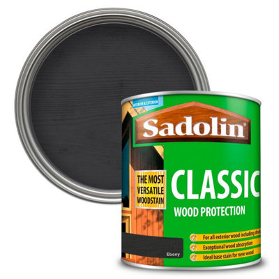 Sadolin Classic Ebony Woodstain 1L - Matt Finish - All Purpose Wood Protection - Brown - Image 15