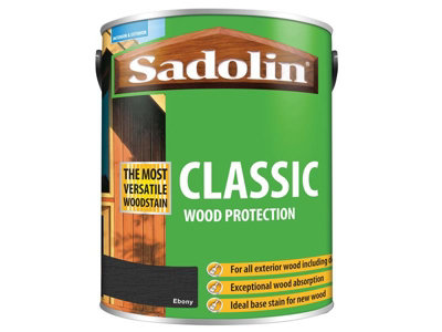 B&Q -  5012924 Classic Wood Protection Ebony 5 Litre Sad5012924