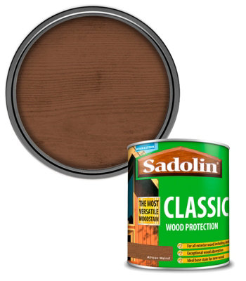 Sadolin Classic Exterior Woodstain - African Walnut 1L