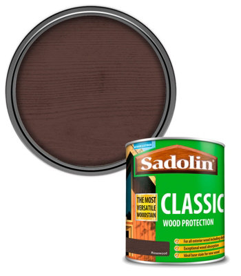 Sadolin 1L Classic Exterior Woodstain - Rosewood