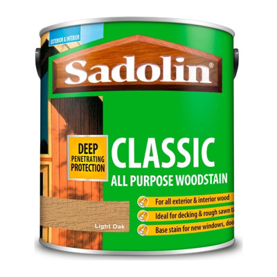 Sadolin Light 5012901 Classic Wood Protection Oak 2.5 Litre - Image 13