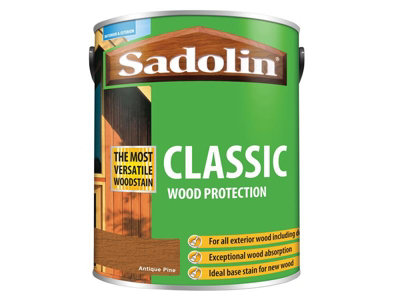 B&Q -  5028459 Classic Wood Protection Antique Pine 5 Litre Sad5028459