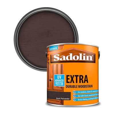 Dark Palisander Exterior Wood Stain UV Protection Sadolin Extra Durable 2.5Litre - Image 13