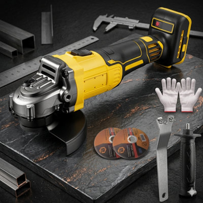 125mm Brushless Cordless Angle Grinder Compatible With 18V-20V Batteries High Performance Cutting And Grinding ToolNo Batteries