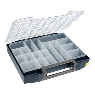 Raaco Carry Case Boxxser 80 8X8  18 Removable Inserts For Small Parts Storage & Organisation from B&Q