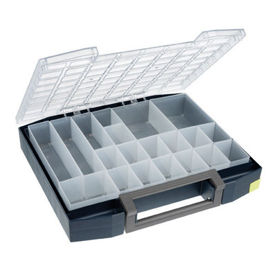 B&Q -  Tool Carry Case Boxxser 80 8X8  20 Removable Storage Inserts For Small Parts & Tool Organisation