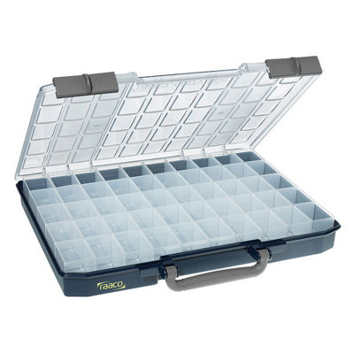 B&Q -  Tool Carrry Case Cl55-50  Carry-Lite Case Inc 50 Storage Inserts For Small Parts & Tool Organisation
