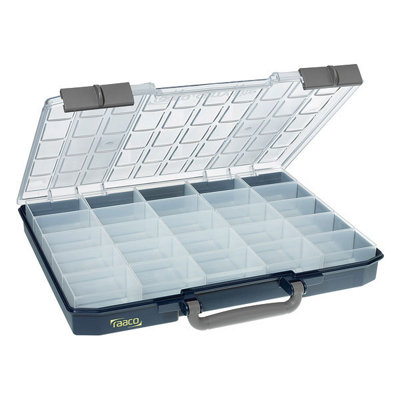 Raaco Tool Carry Case Cl55-25/1  Carry-Lite Case Inc 25 Removable Storage Inserts For Small Parts & Tool Organisation from B&Q