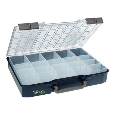 Raaco Tool Carry Case Cl80-20  Carry-Lite Case Inc 20 Removable Storage Inserts For Small Parts & Tools from B&Q
