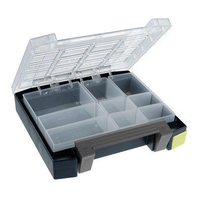 B&Q - Boxxser 55 4X4-9  Boxxser Compartment Case Complete With 9 Inserts