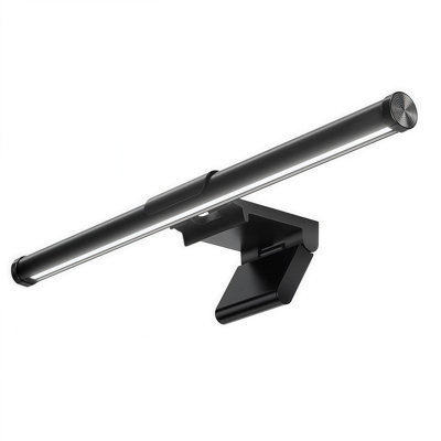Latto Home Led Monitor Light Bar Asymmetric Light Source No Screen Glare Usb Desk Lamp Eye-Caring Clip-On Monitor Light Black from B&Q
