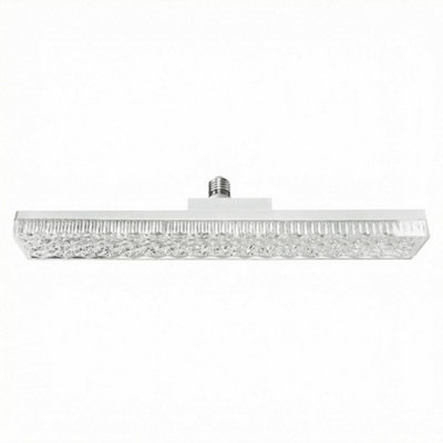  - 24W Led Crystal Long Strip Ceiling Light With E27 Base Three-Color