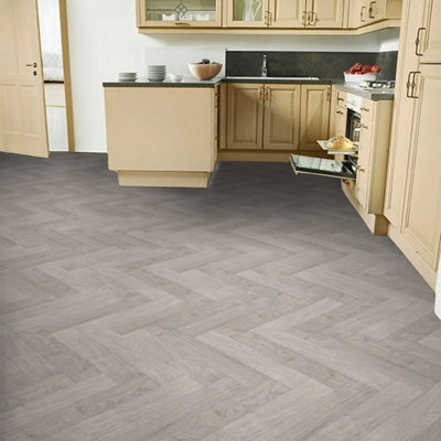 581 Alaska Venus Wood Effect Lino Flooring Sheet Vinyl Flooring  -2m(6'6") X 2m(6'6")-4m² - 5