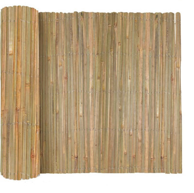 Prime Plus 1.5M X 4M Bamboo Slat Fence Screen Roll Screening Garden Fencing Privacy Sun Panel Outdoor from B&Q