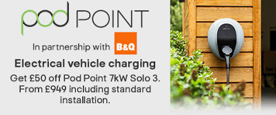 PodPoint. Electric vehicle charging points with complete installation service