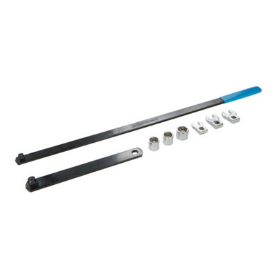 585mm Serpentine Belt Tensioning Tool Set Long Handle Sockets & Extension Bar