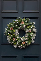 58cm Artificial Snow Dusted Christmas Wreath