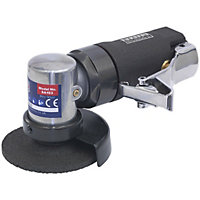 58mm Mini Air Angle Grinder - 15000 RPM - 1/4" BSP Inlet - Rear Exhaust